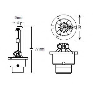 OSRAM 66240XNB-HCB Bulb, headlight